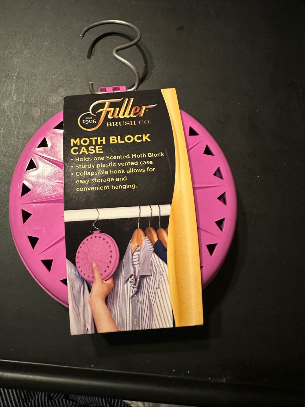 Fuller Brush Co. Pink Moth Block Case